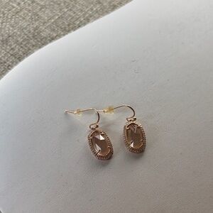 Elegant Rose Gold Drop Earrings